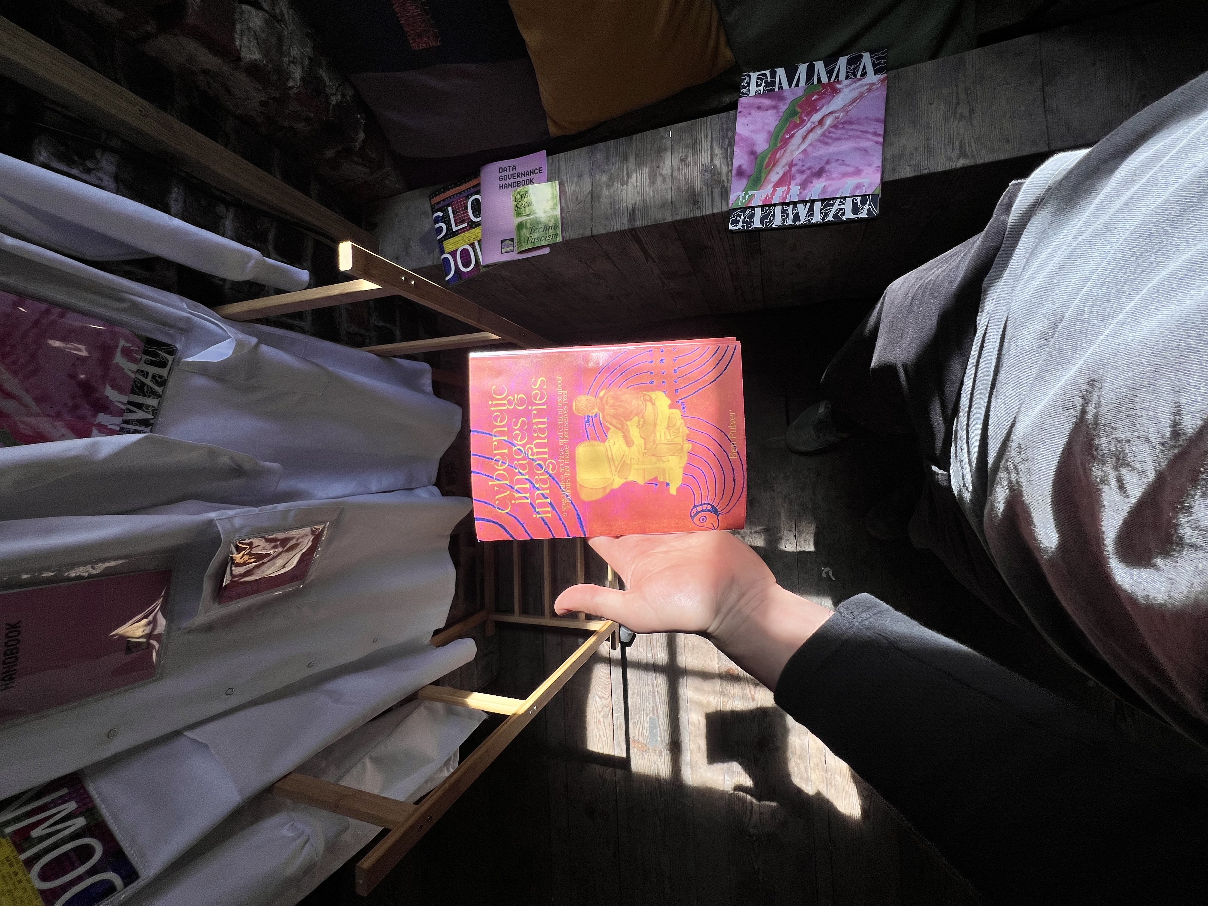Cybernetic Images and Imaginaries zine at New Heretics exhibition, House of Annetta, London