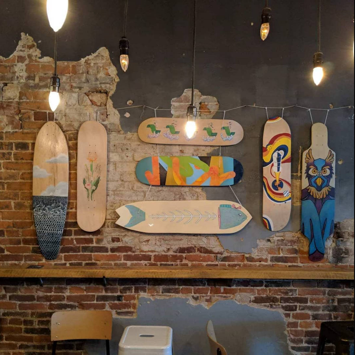 Handmade skateboard
