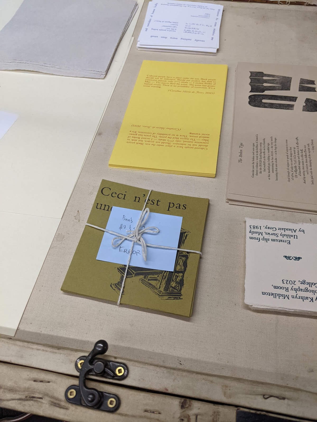 Ceci n'est pas une presse — final print