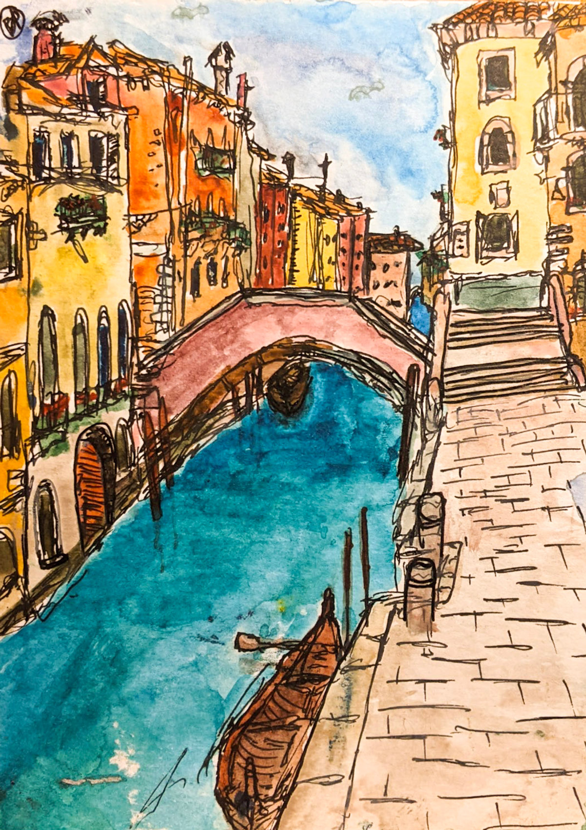 Watercolour work