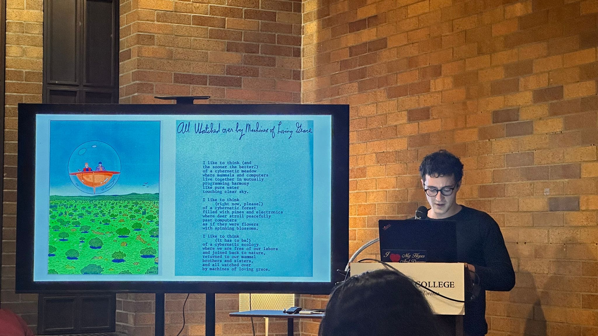 Lecture at Massey College